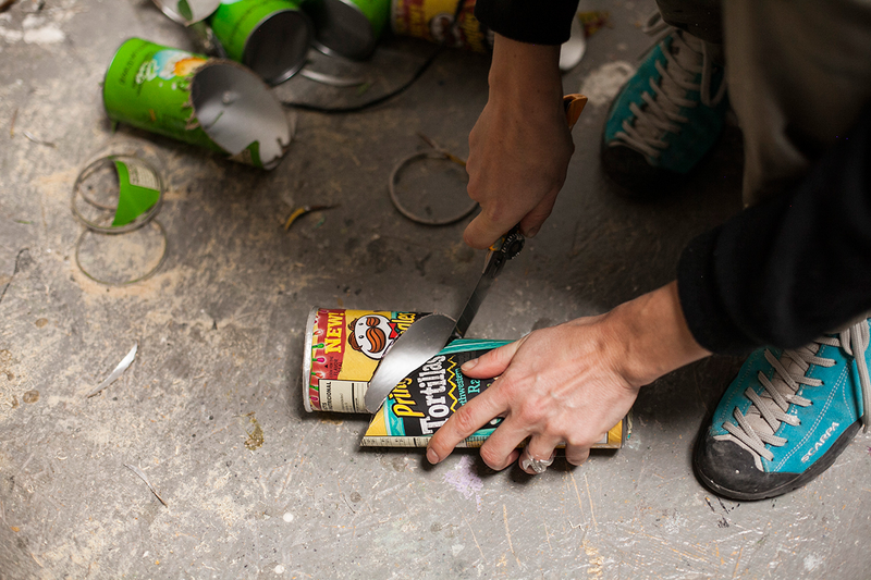 Illustration for article titled Here’s What a Team of Artists Made Out of a Ton of Pringles Cans